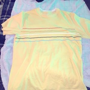 Yellow izod tee shirt